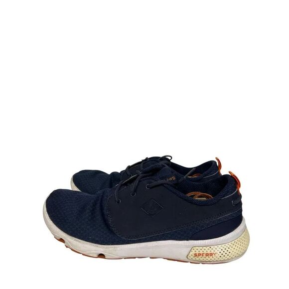 Sperry Men's Shoes 7 Seas 3 Eye Boat Shoes Navy Causal Sneaker Size 10 10M - Picture 3 of 9